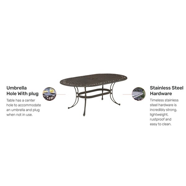 Sanibel Outdoor Dining Table by homestyles