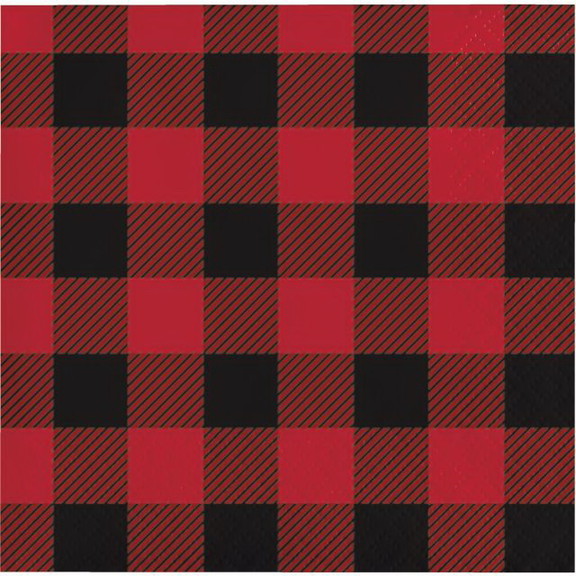 Creative Converting 321822 Buffalo Plaid Beverage ...