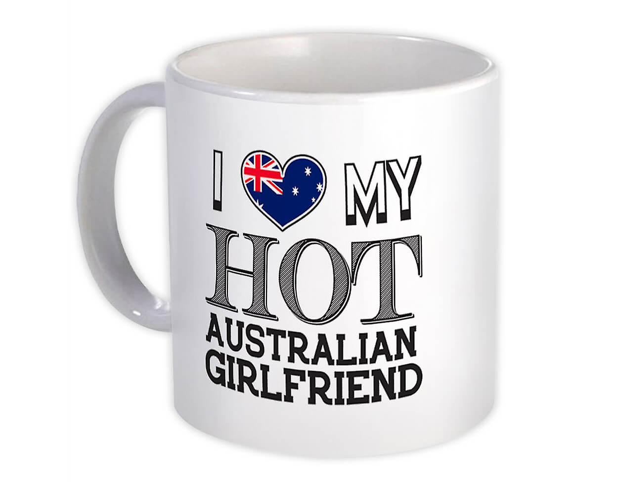 Gift Mug: I Love My Hot Australian Girlfriend Australia