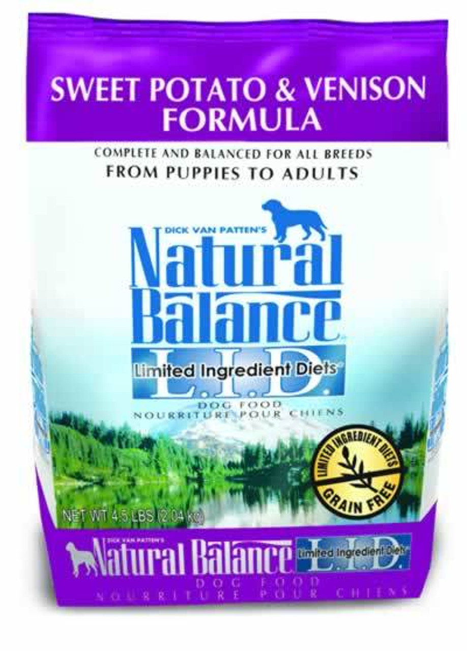 Natural Balance Sweet Potato and Venison Dog Food