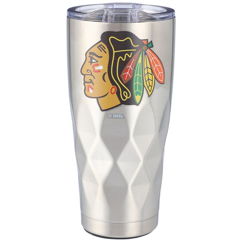 Chicago Blackhawks 22oz. Diamond Bottom Stainless Steel Tumbler