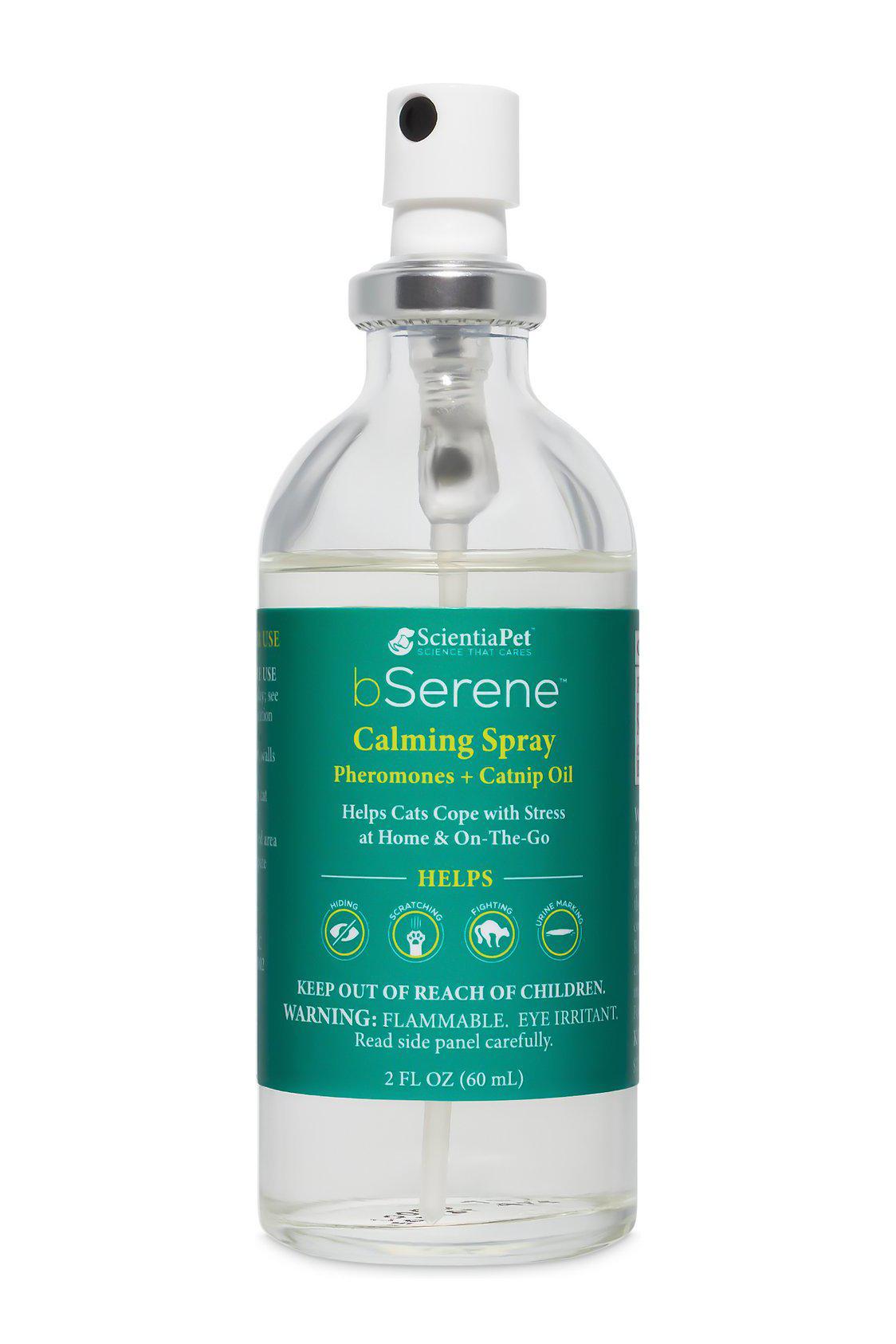 bSerene Calming Pheromone Spray for Cats