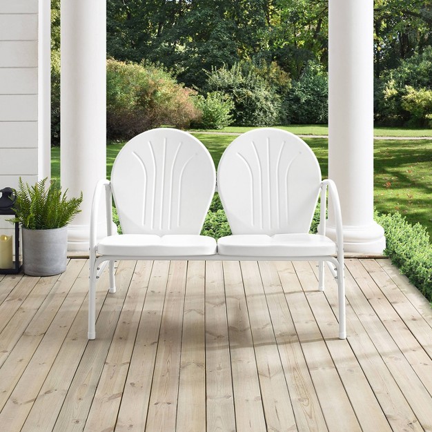 Griffith Outdoor Loveseat White Crosley