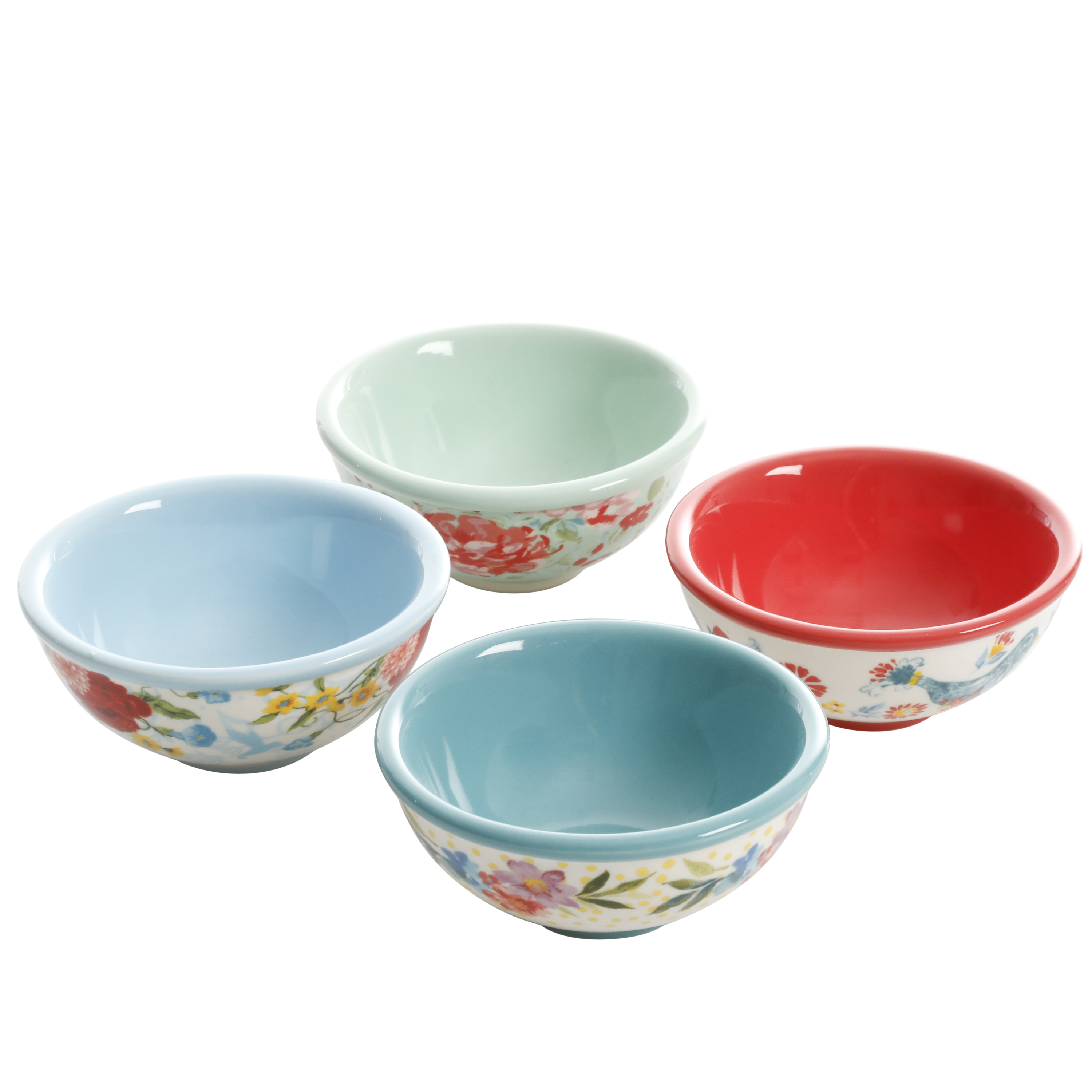 The Pioneer Woman Floral Medley 3.1-Inch Dip Bowls， 8-Pack