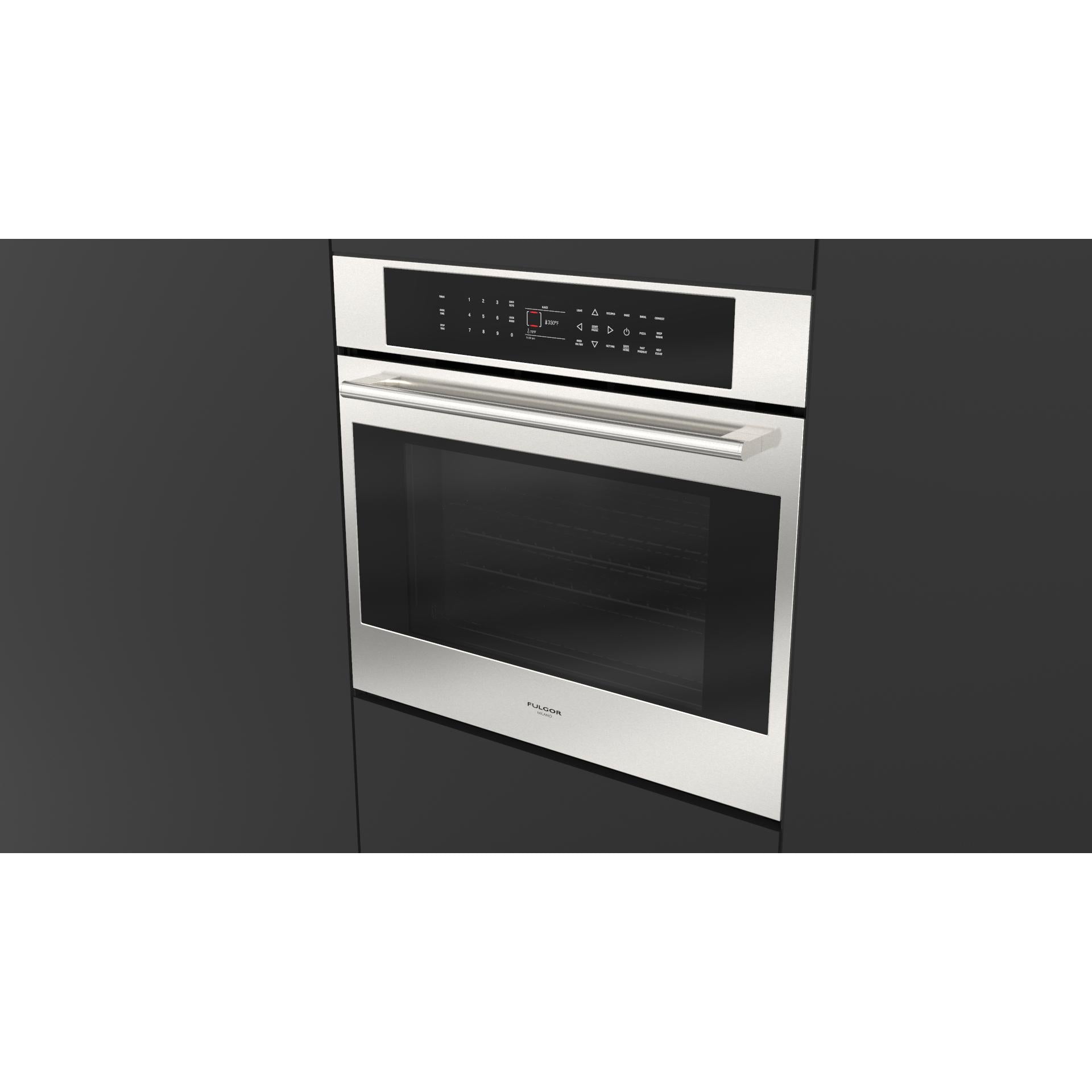 Fulgor Milano 30-inch, 4.4 cu.ft. Built-in Single Wall Oven with Convection Technology F7SP30S1