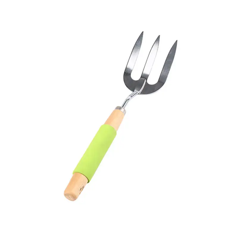 Factory direct sale small garden hand forks mini garden heavy digging tool fork hoe