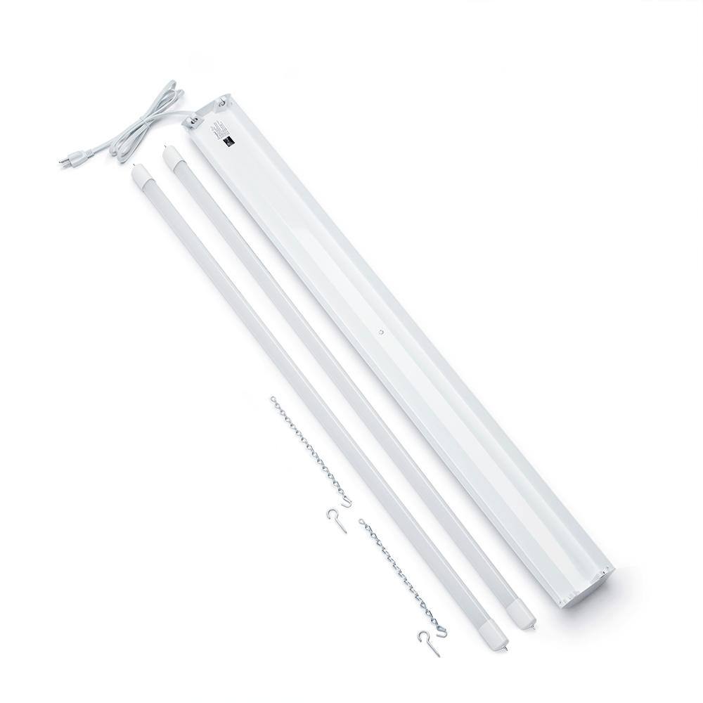 toggled 4 ft. 32-Watt 2-Light LED Grow Light (LED Tubes Included) FH420DE-E416G1