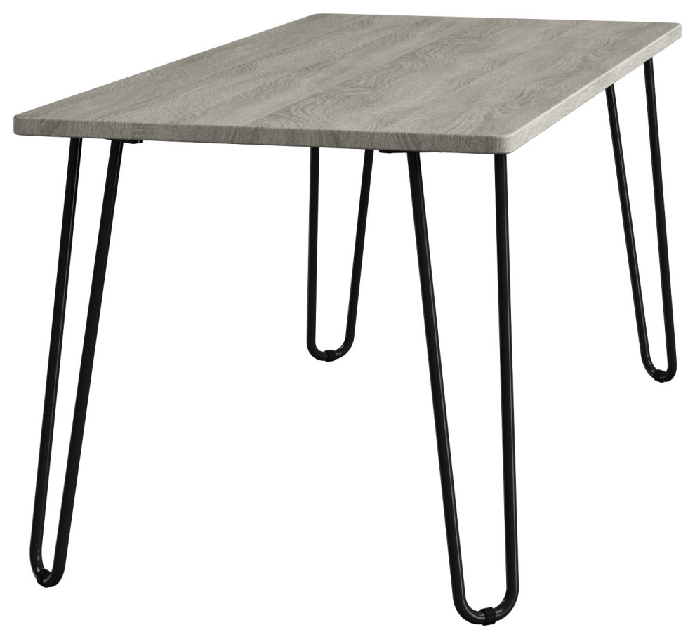 Small Coffee Table With Hairpin Legs Modern Industrial Style Side Table   Industrial   Coffee Tables   by Trademark Global  Houzz