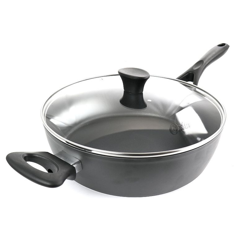 Oster Cocina 4.7 Quart Aluminum Saute Pan with Lid