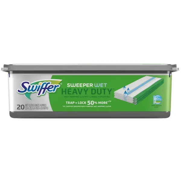 Swiffer 20 Count Heavy Duty Wet Cloth Refills