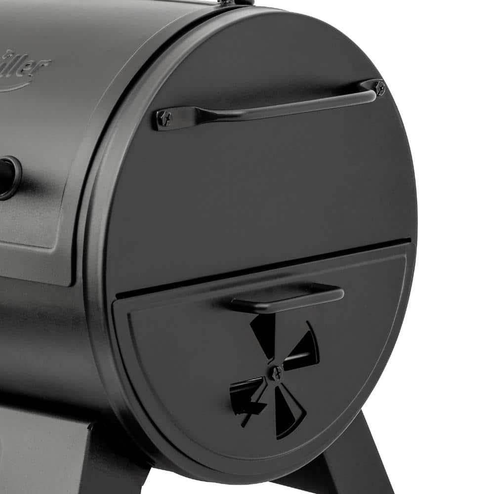 CharGriller Portable Charcoal Grill or Side Fire Box in Black