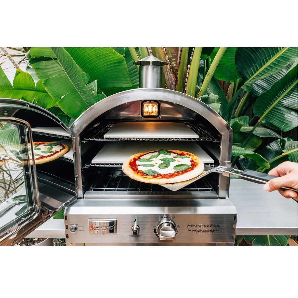 Summerset Built In or Countertop Natural Gas Outdoor Pizza Oven