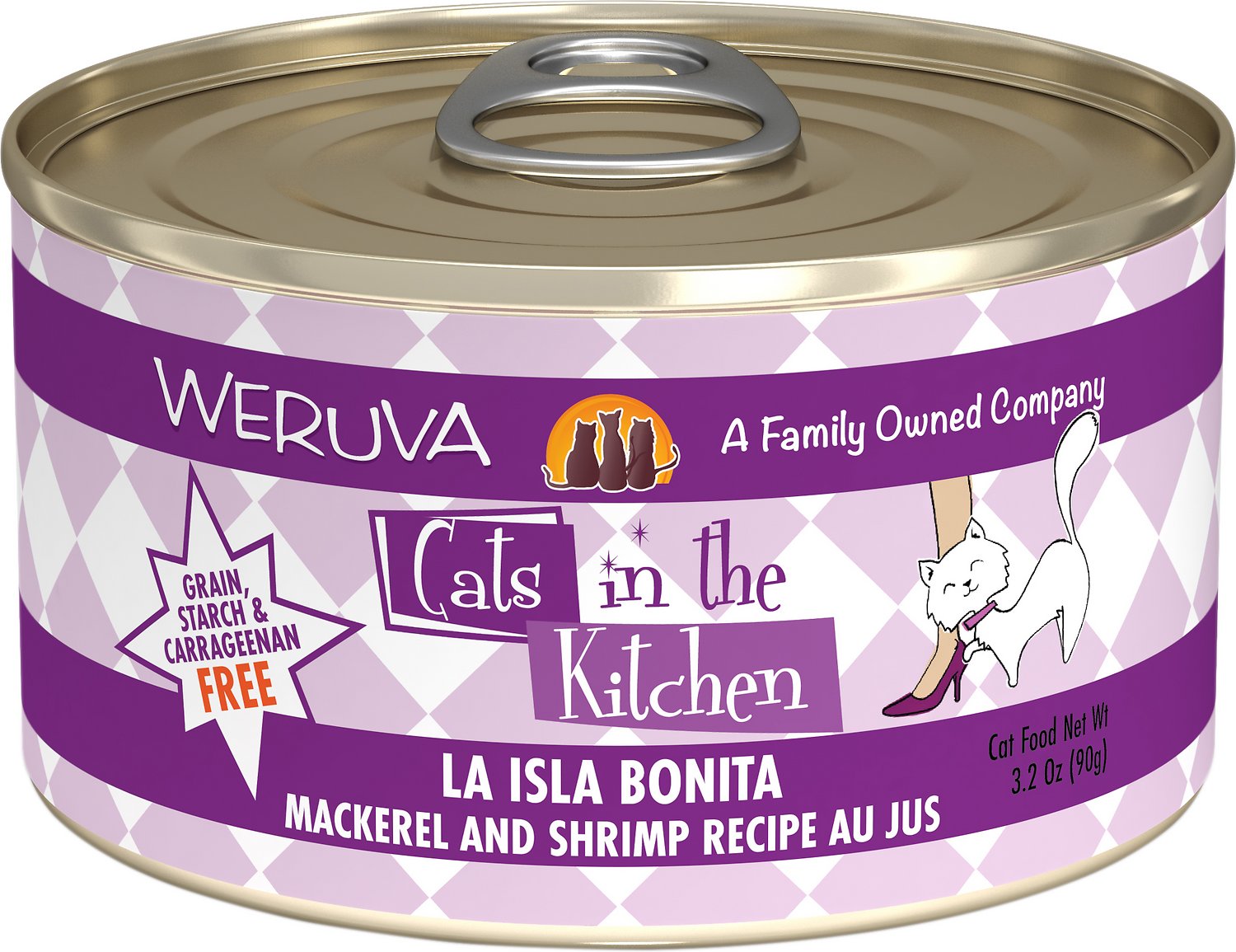 Weruva Cats In The Kitchen La Isla Bonita Mackerel and Shrimp Recipe Au