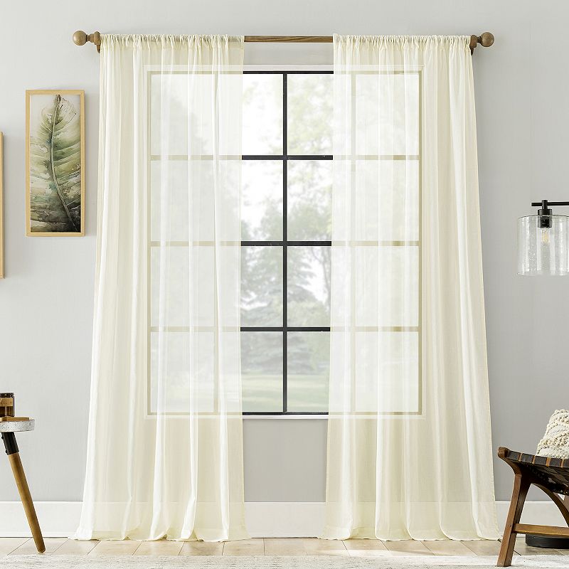 Archaeo Coralie Rod Pocket Sheer 1 Curtain Panel