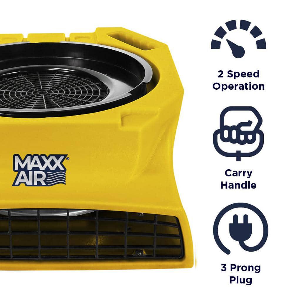 Maxx Air 1600 CFM 2Speed Low Profile High Velocity Blower Fan