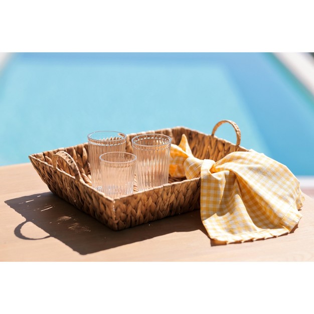 Shiraleah Set Of 2 Woven Trays