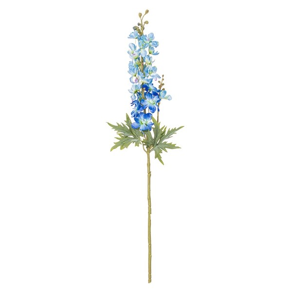 Vickerman 33 Artificial Blue Larkspur Spray. 3 Stems In A Bag.