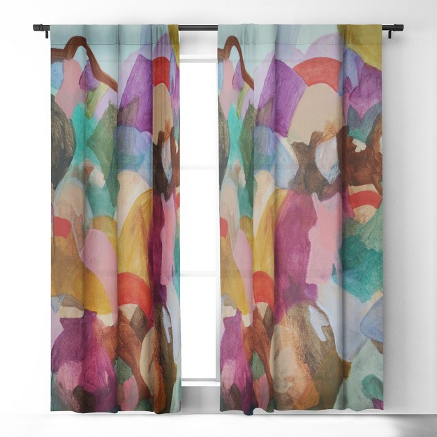 1pc Blackout Window Curtain Panel Deny Designs