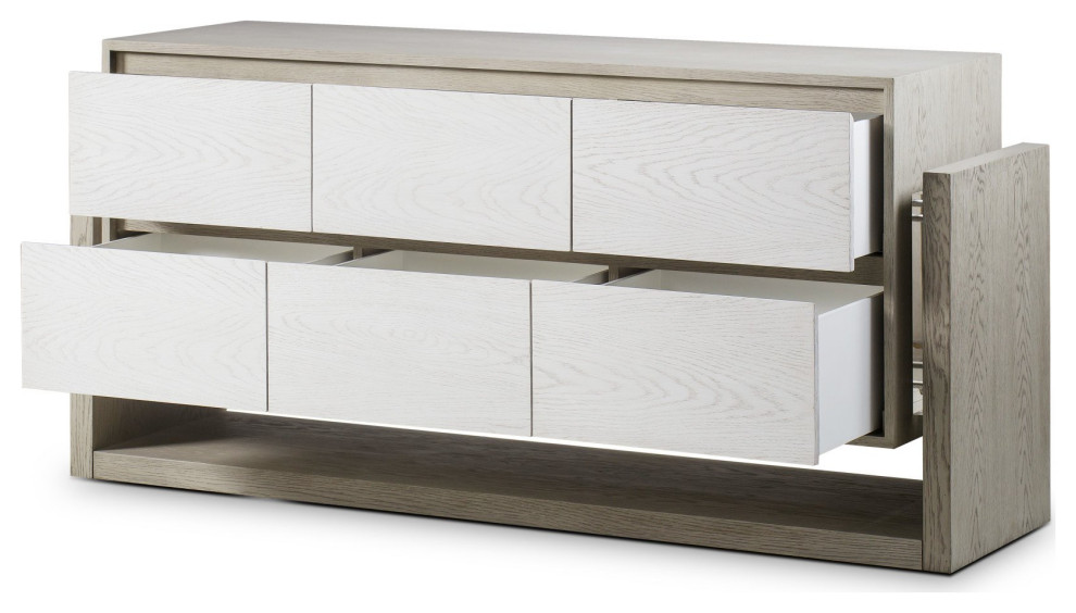 Manning Chest 6 Drawer   Transitional   Accent Chests And Cabinets   by Peachtree Fine Furniture  Houzz