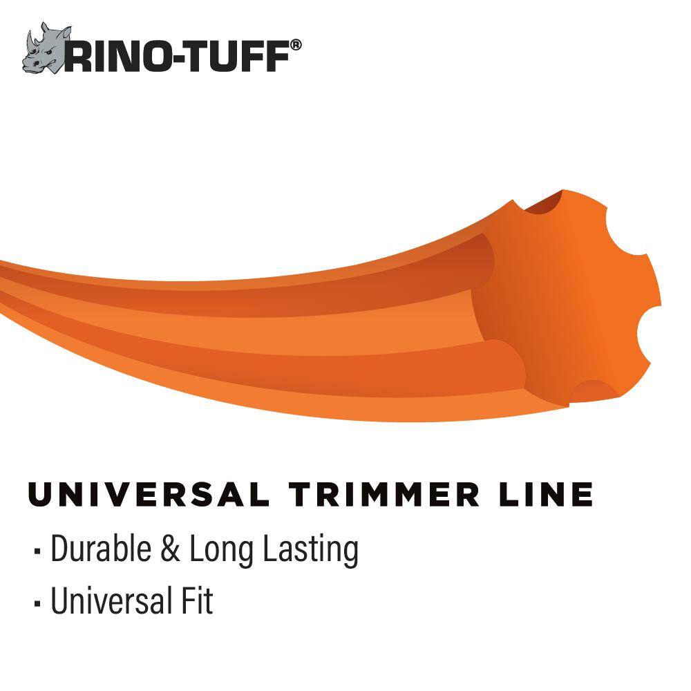 Rino-Tuff Universal Fit .095 in. x 250 ft. Gear Replacement Line for Gas and Select Cordless String Grass TrimmerLawn Edger 16219A