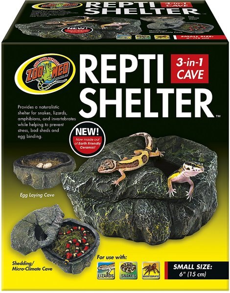 Zoo Med Reptile Shelter 3 in 1 Cave