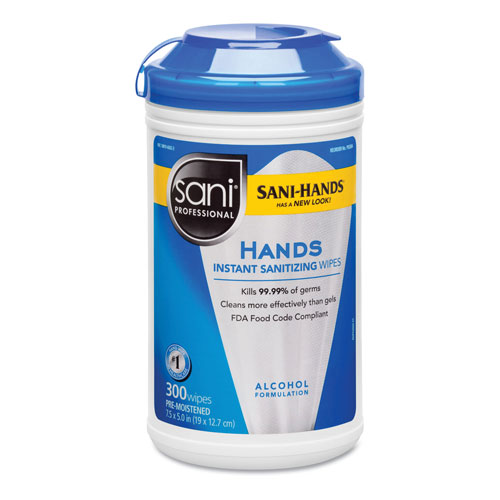 Sani Professional Hands Instant Sanitizing Wipes | 7 1