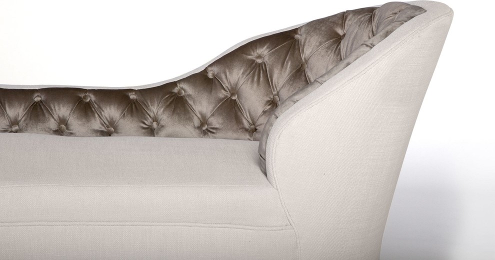 Crawford Chaise   Transitional   Indoor Chaise Lounge Chairs   by Innova Luxury Group  Houzz