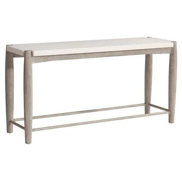 Ashbrook White and Weathered Greige Console Table