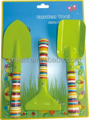 Zhejiang High quality 3 piece children gardening tools set