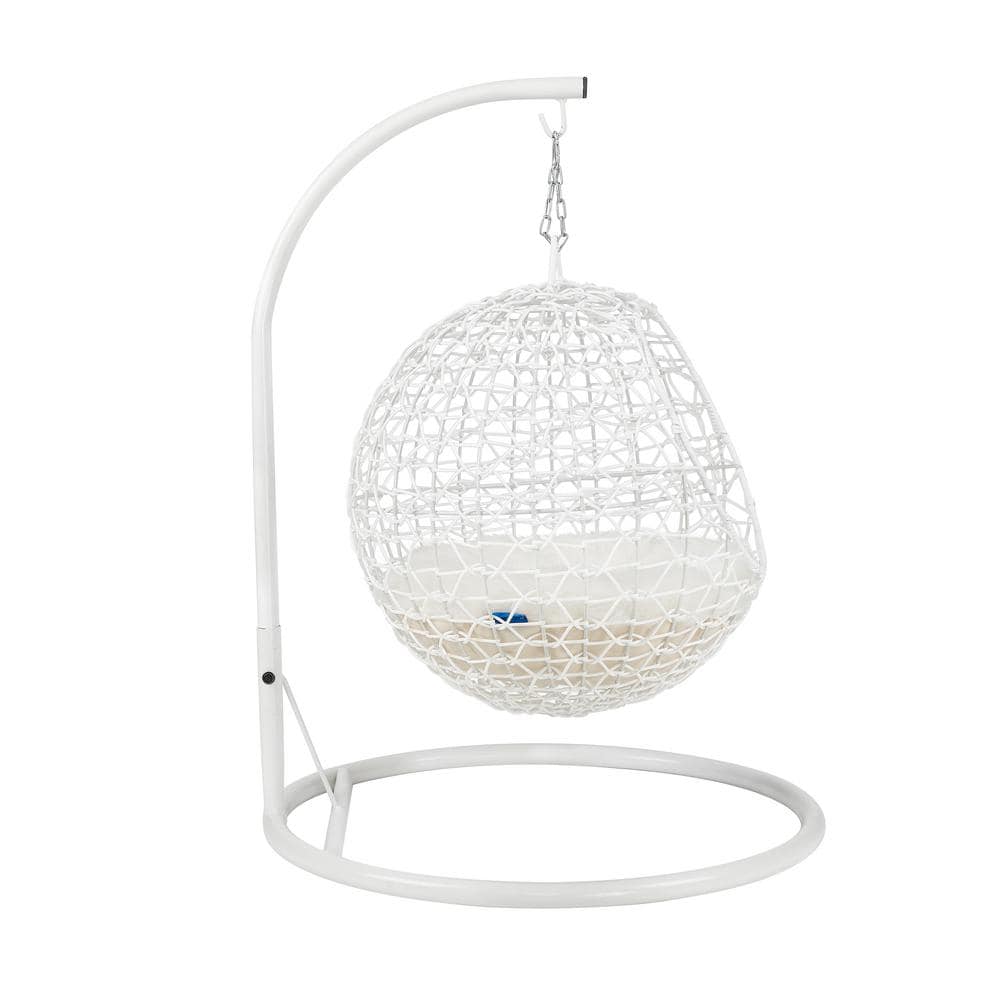 Sam's Pets Nala Medium White Hanging Egg Cat Condo Bed SP-CB1295WH