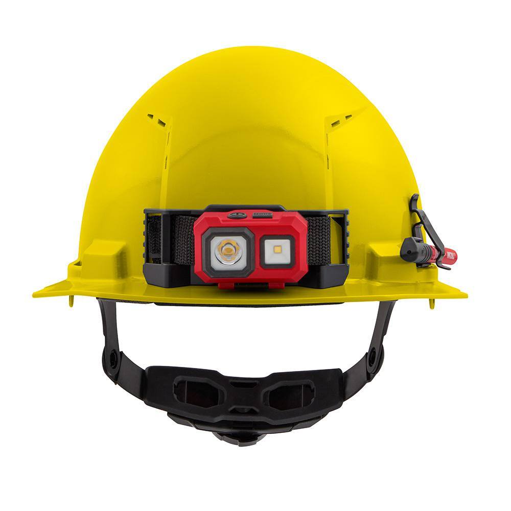 MW BOLT Yellow Type 1 Class C Front Brim Vented Hard Hat with 6-Point Ratcheting Suspension (10-Pack) 48-73-1222X10