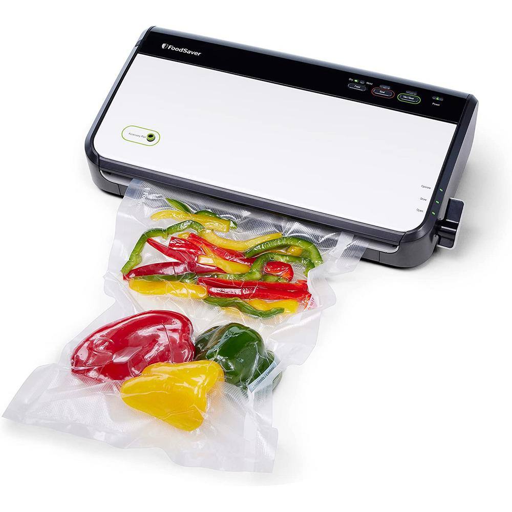 FoodSaver White Food Vacuum Sealer with Bonus Handheld Vacuum Sealer 985120302M