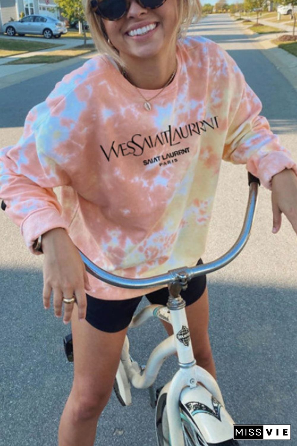 Tie Dye Long Sleeve Sweatshirt