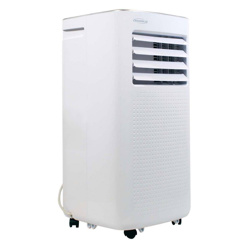 Soleus Air 6000 BTU (DOE) Portable Air Conditioner PSJ-06-01 Cools 250 sq. ft. with Heater and Dehumidifier with Remote White PSJ-06-01