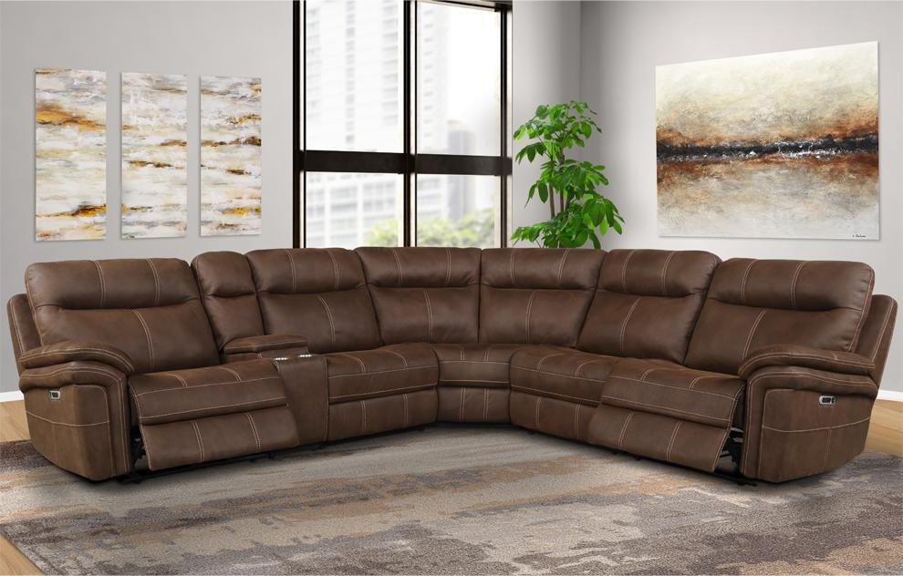 Parker Living Mason 6 PieceSectional Sofa Package A   Contemporary   Sectional Sofas   by Unlimited Furniture Group  Houzz