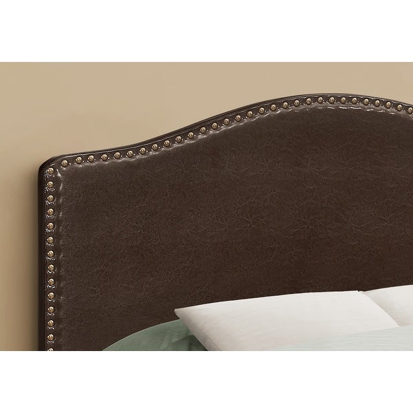 Bed， Headboard Only， Full Size， Bedroom， Upholstered Pu Leather Look， Transitional - - 31784744