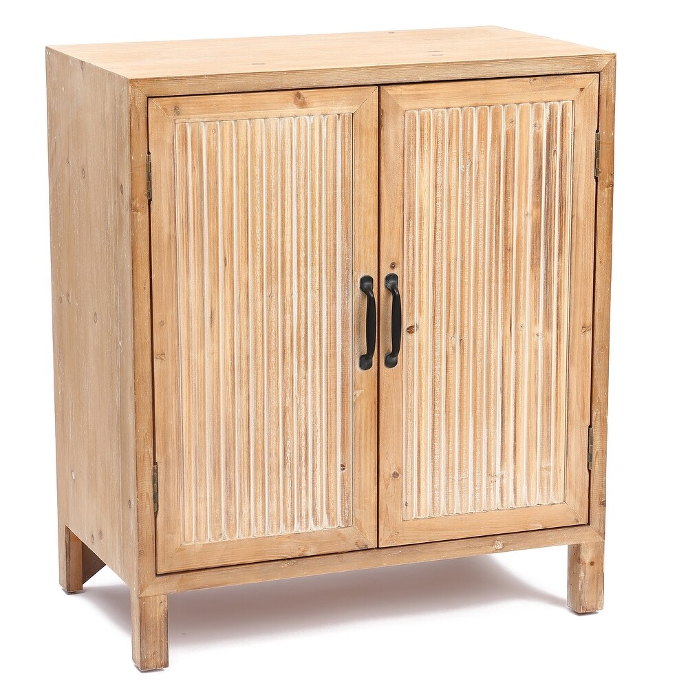 Natural Wood 2 Door Storage Cabinet   31.89\