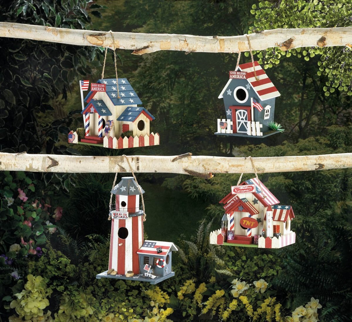 Zingz and Thingz Patriotic Bird House