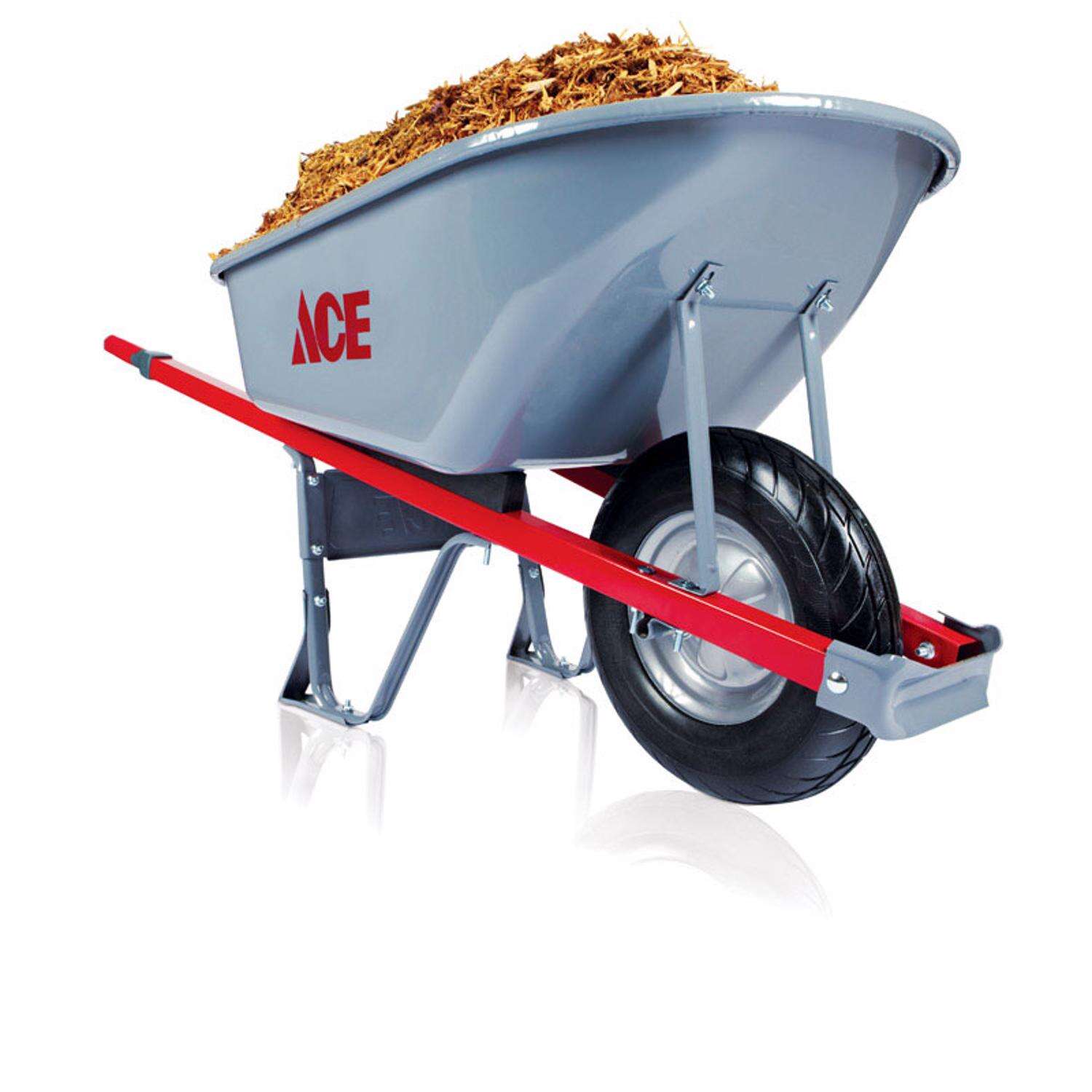 Ace Steel Contractor Wheelbarrow 6 ft