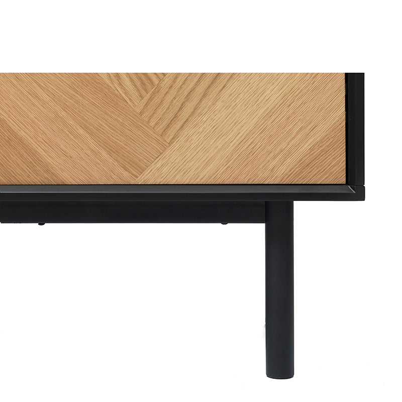 CALVI TV Entertainment Unit 1.6M - Natural & Black