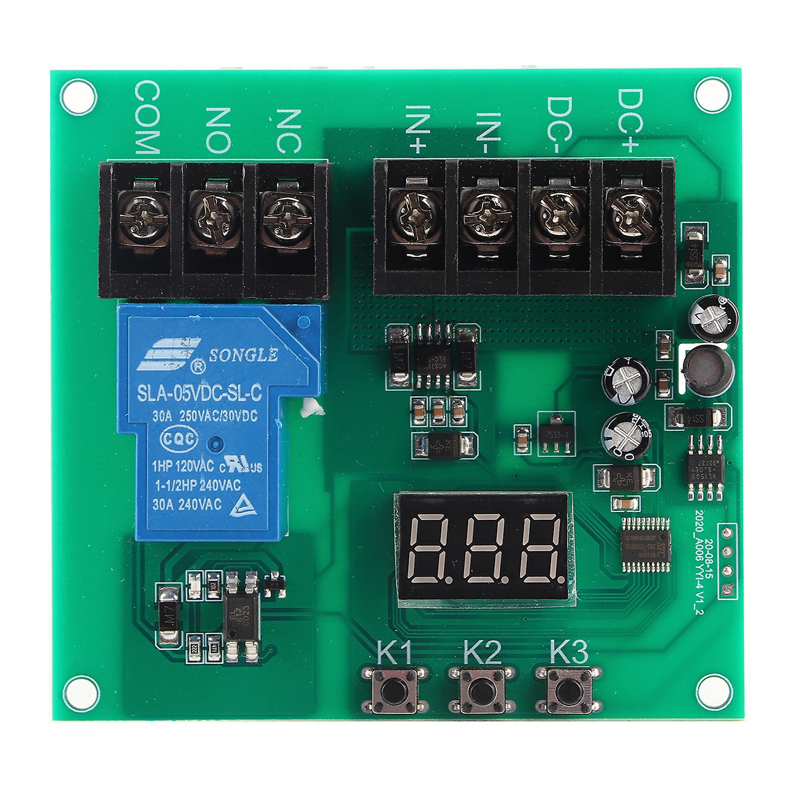 7-30v 0-30a Dc Current Detection Sensing Module Overcurrent Protection Relay Module