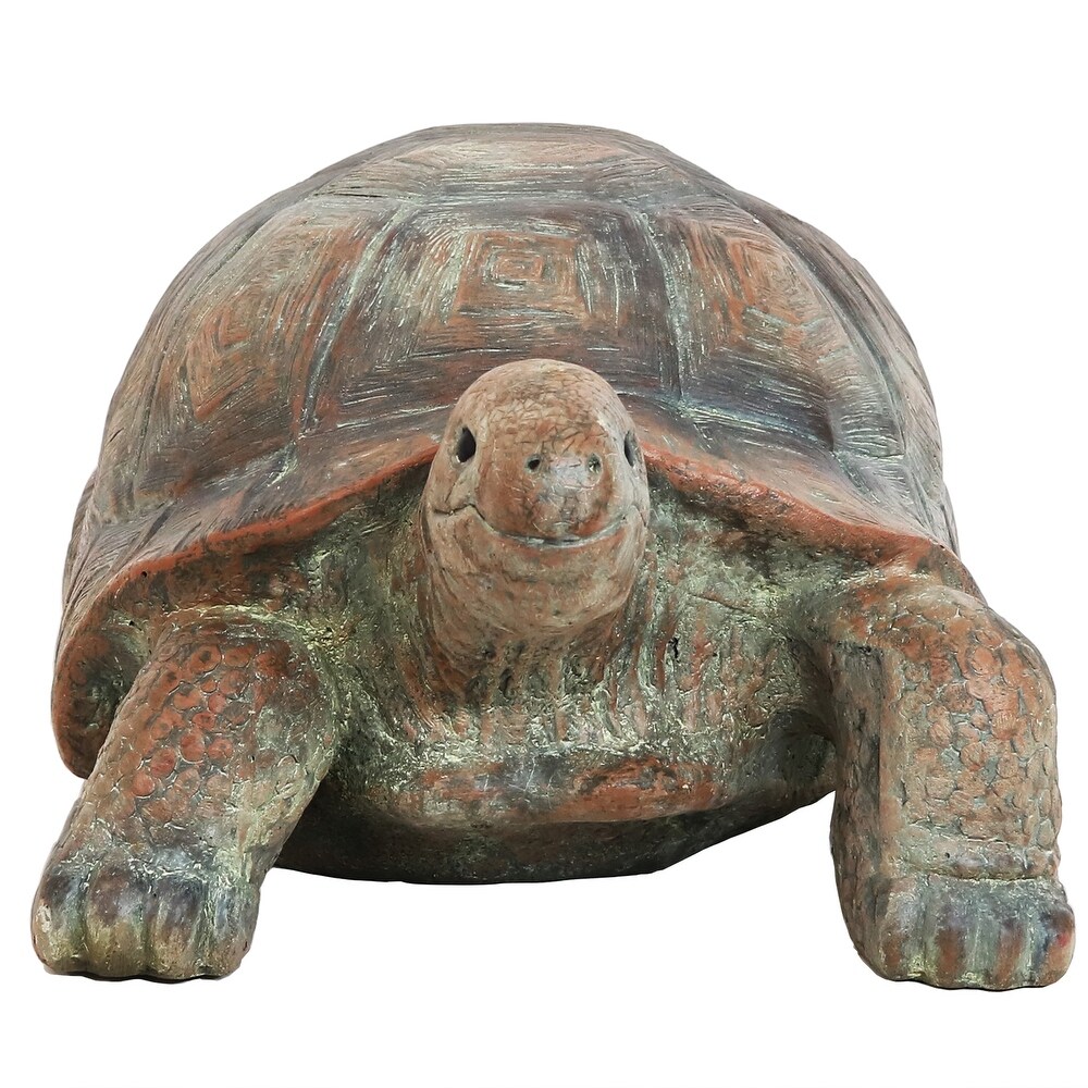 Sunnydaze Talia the Tortoise Indoor/Outdoor Lawn and Garden Statue   29.5\