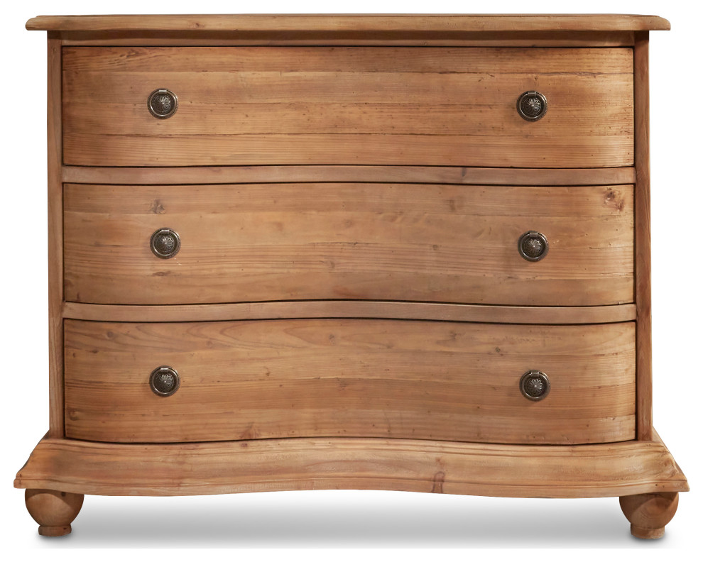 44 quotWide Reclaimed Pine Chest of Drawers Natural   Rustic   Accent Chests And Cabinets   by RFDesign  Houzz