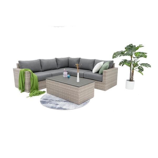 Avalon Bay 6piece Deep Seating Sectional