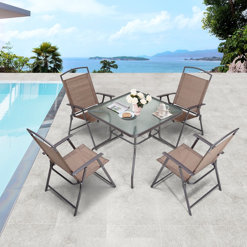 Crestlive Products 5 piece Patio Dining Set   See the specifications