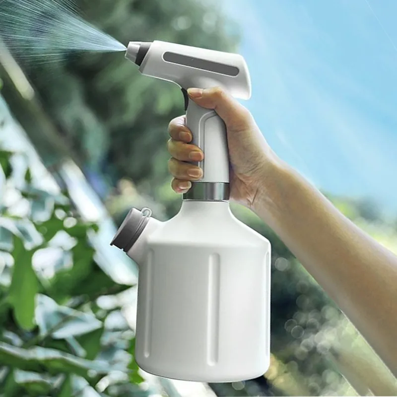 1L Litre Multi function Electric Spray Bottle Rechargeable Battery Powered Water Spraying Nano Mist Water Jet Garden Sprayer