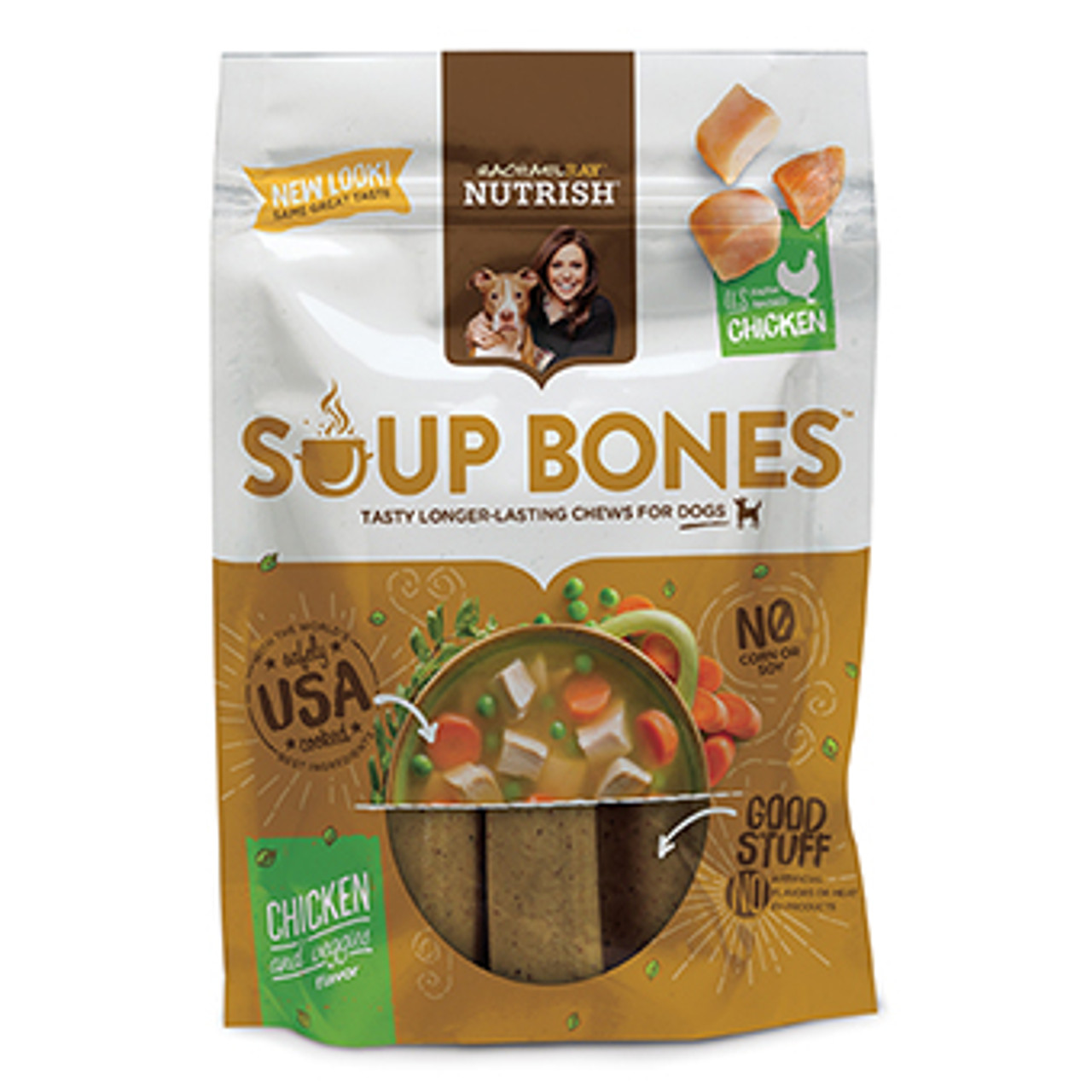 Rachael Ray Nutrish Chicken and Veggies Soup Bones Dog Chews