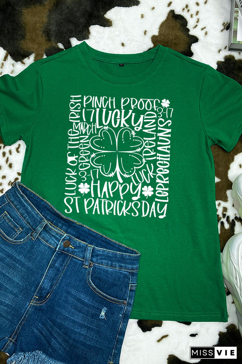 Lucky Bride Short Sleeve Graphic Tee Wholesale