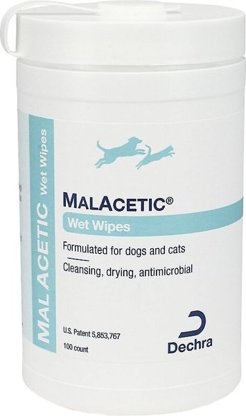 MalAcetic Wet Wipes for Dogs and Cats