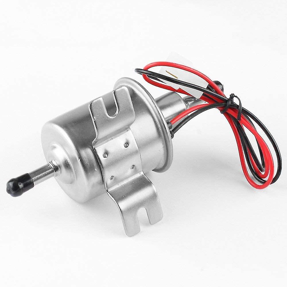 Universal Automotive Modified Hep-02a 12v Heavy Duty Electric Fuel Pump Metal (silver